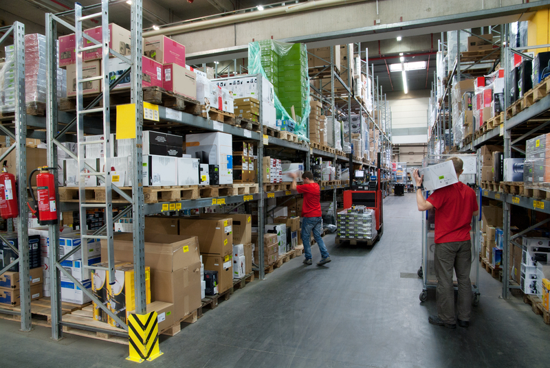 worker in warehouse